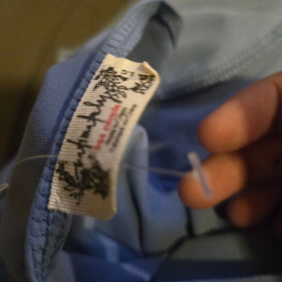 Free people cami womens size large dusted blue still here halter cami - Picture 4 of 6